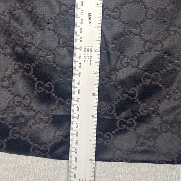 Gucci Dust Cover Bags Set of Two Brown Satin Tonal Branding 10x14 13x11 Designer - Picture 7 of 7